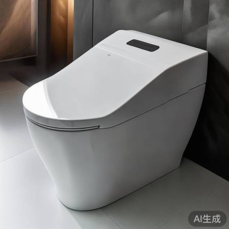 智能感应马桶，人性化设计。