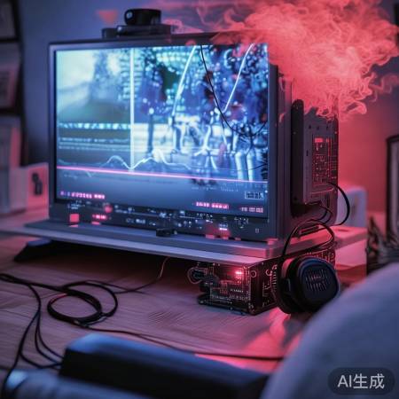 电视故障：解码器损坏，音画不同