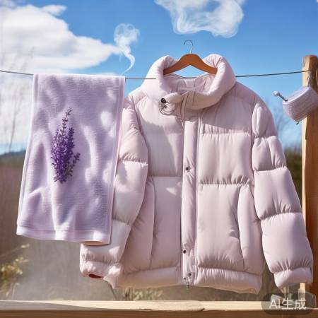 羽绒服晾晒除异味，香薰球相伴。