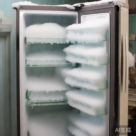 老冰箱无除霜，易结冰。