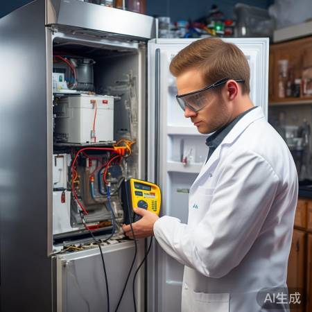 冰箱不停机，吸水声大，压缩机故