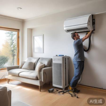空气能空调安装简便