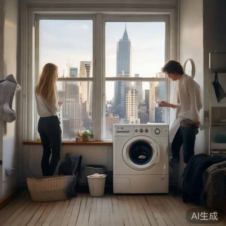 纽约人简约生活，偏爱手洗洗衣。