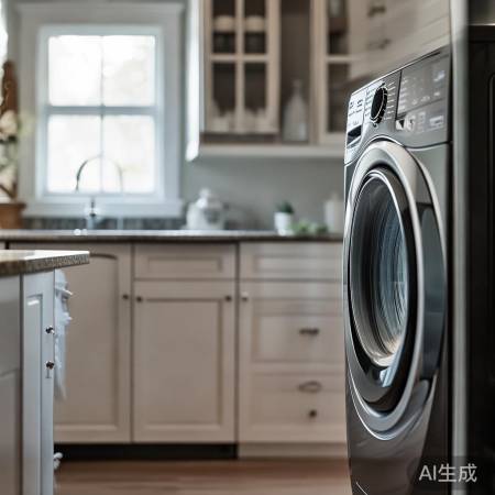 “洗衣噪音影响生活，选低噪音洗