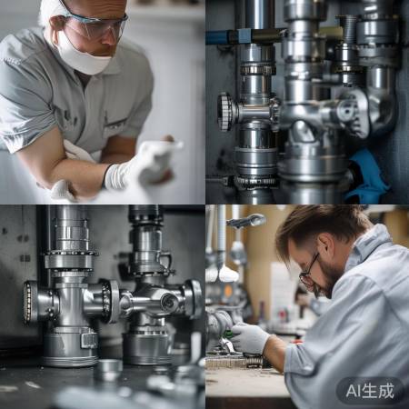 清洁进水排水阀，冲洗装回。