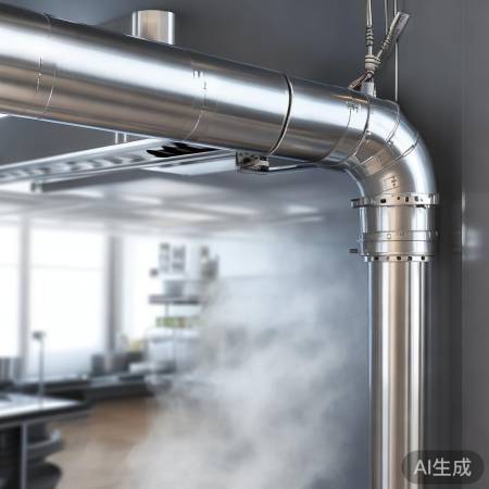 优质烟管，材质耐高温防油烟