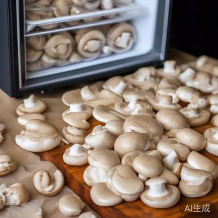 “冷冻平菇需切块，口感更佳烹饪