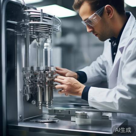 卸旧滤芯，轻按卡扣，勿弄脏手。