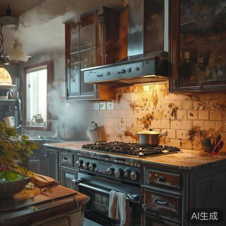 厨房油烟影响止回阀正常工作