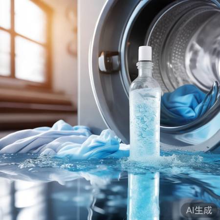 劣质洗衣粉易堵塞，损洗衣机。