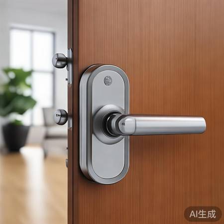 “智能锁电池槽易滑出，取换便捷