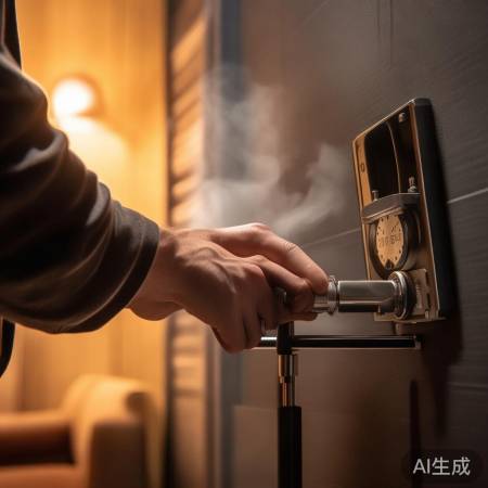 壁挂炉燃气阀转大火，缓慢操作保