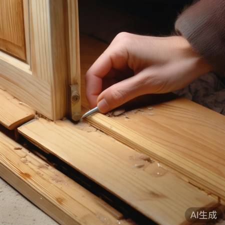 铅笔芯/蜡笔减少门摩擦噪音