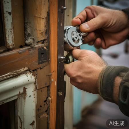 “静音门锁，门静音生活静”