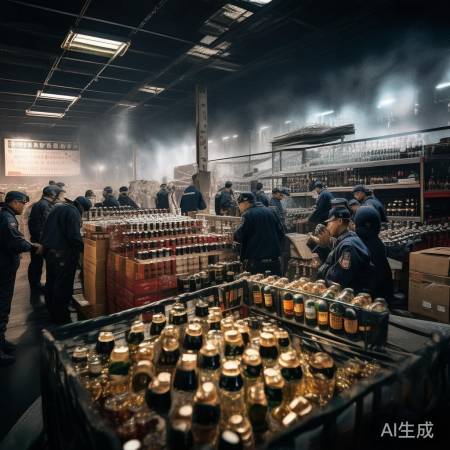 “特大假酒网被捣毁”