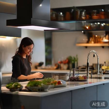 静音油烟机，烹饪好心情！
