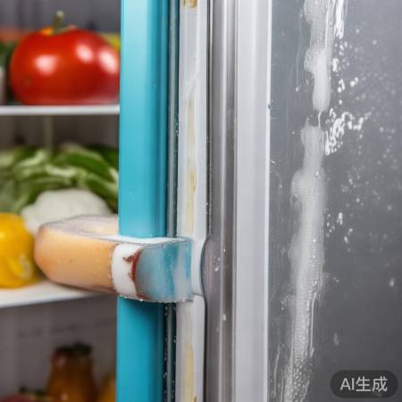 冰箱异味，门封条清洗防异。