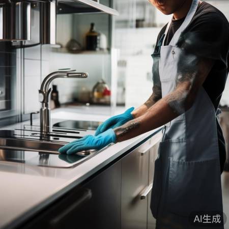 消毒柜清洁：内部除垢小苏打擦。