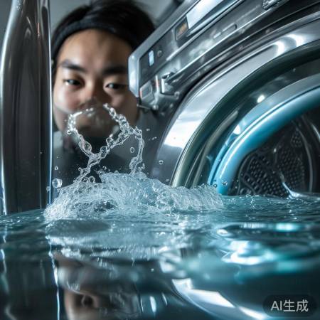 洗衣机测试，无渗水，密封圈更换