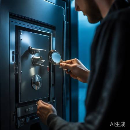 保险柜双保险，钥匙巧开启。