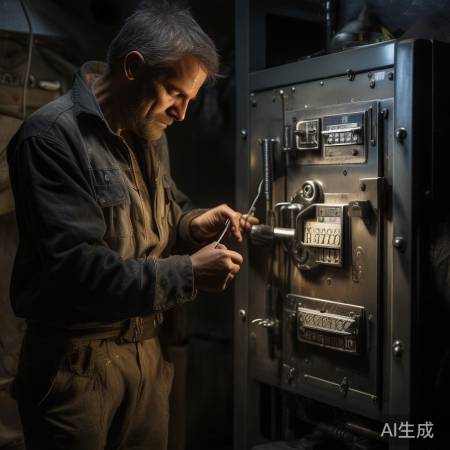 尝试物理破解保险柜