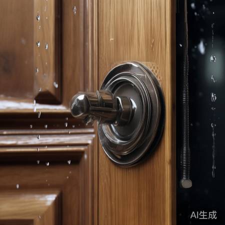 猫眼密封好，保护门框防雨水。