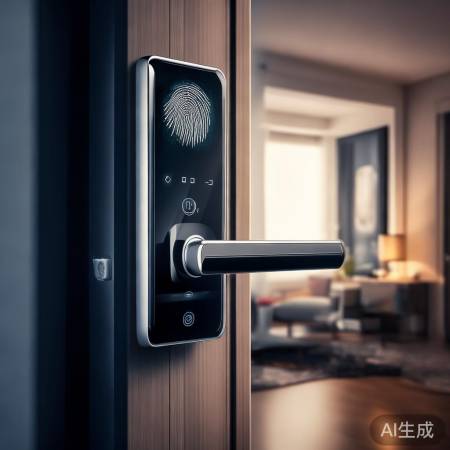 智能指纹锁，科技方便生活
