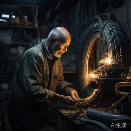 李大爷攻克难题，研发新轮胎