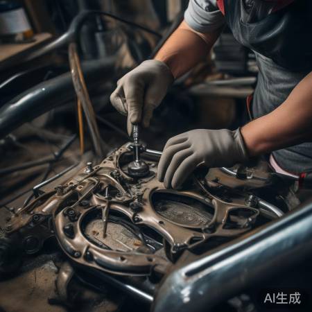 拆卸旧座圈，拧螺丝，用钳。