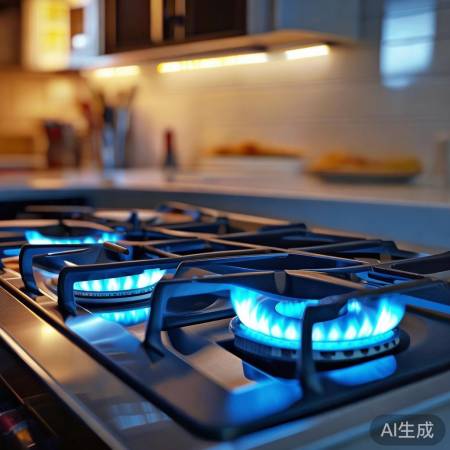 燃气灶四灶，厨房必备神器。