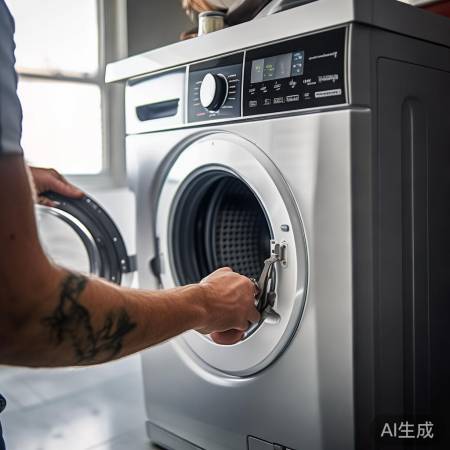 洗衣机震动噪音调螺钉