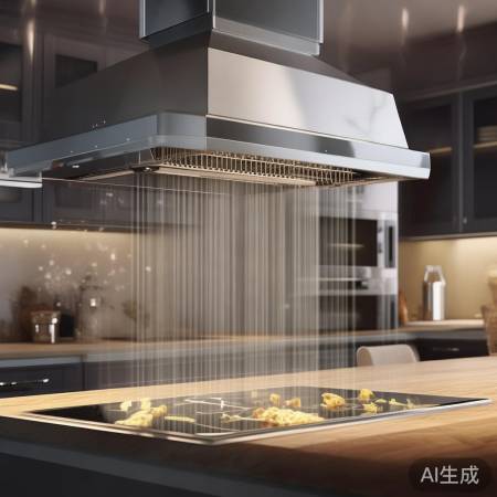 油烟机抽油烟，短板需风扇辅助