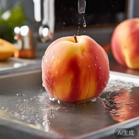 超市桃子先洗再冷藏