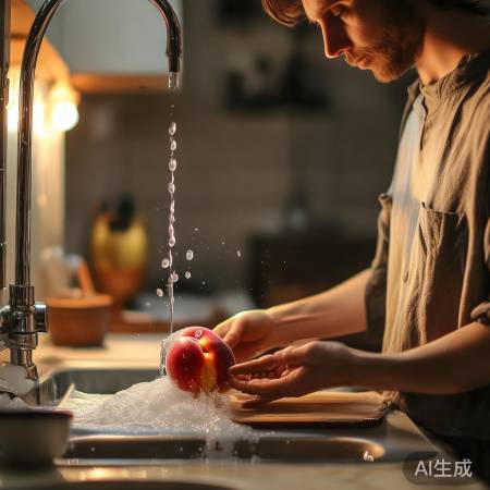 个人喜好决定桃子清洗