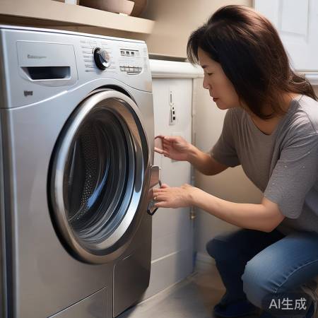 洗衣机防潮防触电，损坏及时换。