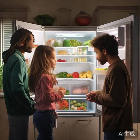 合理储存食物，减少浪费，冰箱冰