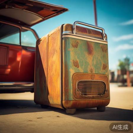 复古车载冰箱，怀旧夏日良伴