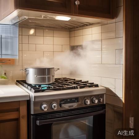 燃气灶安装避开排烟道，健康烹饪