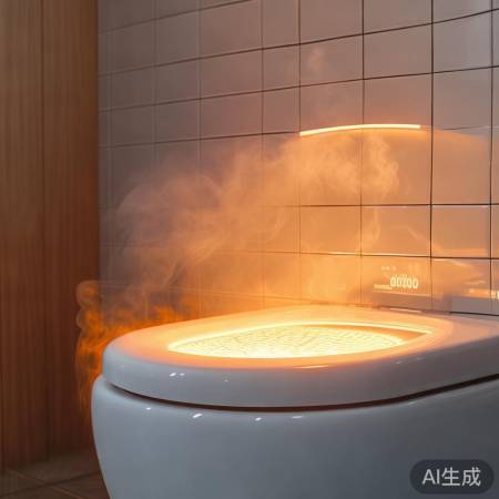 暖风烘干，马桶卫生无忧