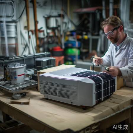 空调安装前检查，找专业人士。