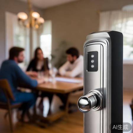 玥玛智能锁，安全可靠，C级锁芯