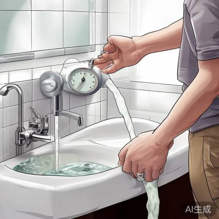 检查水压，提高水压