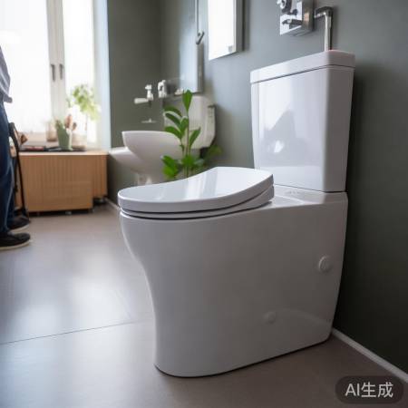 选马桶：材质耐用，安装适宜。