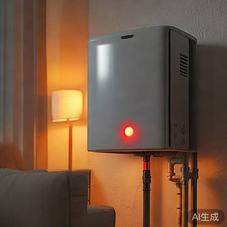 壁挂炉漏气，哨声警示安全。