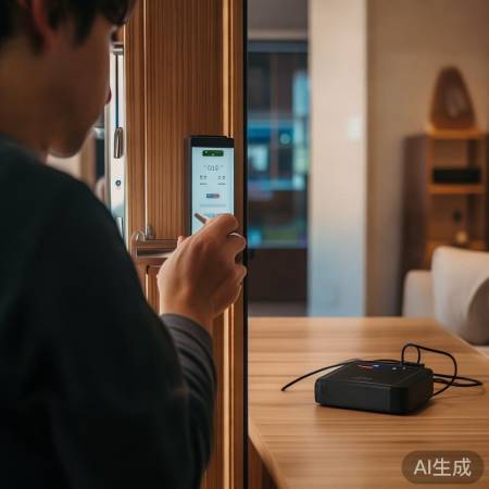 检查电源，排除智能锁故障