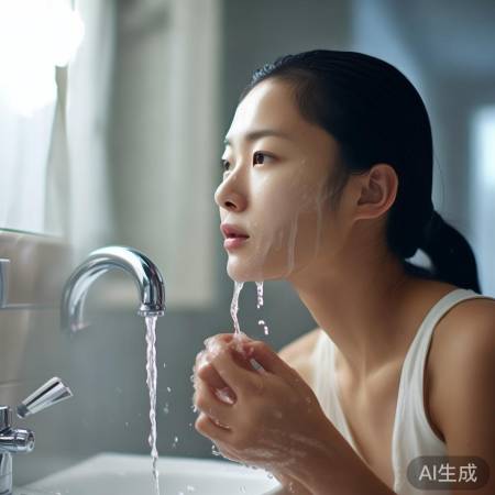 冷热交替洗脸，紧致肌肤