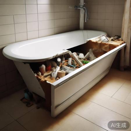 浴缸拆出储物秘密