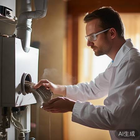 定期查壁挂炉排气管，保安全。