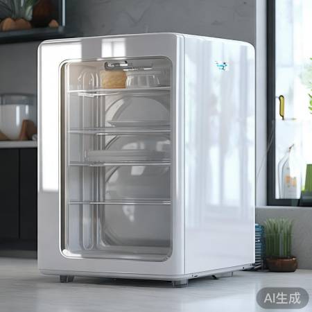 小熊60L时尚消毒柜，操作便捷