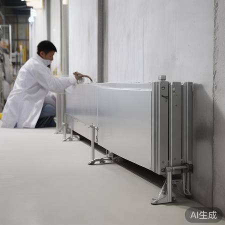 固定支架，确保水平，关键一步。